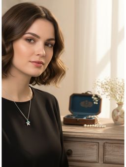 Zoey - Silver Plated Star Necklace