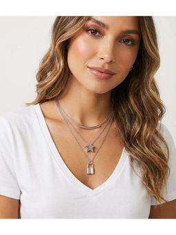 Zoey - Silver Plated Layered Necklace