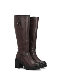 Delize - Women Brown Knee High Casual Boots