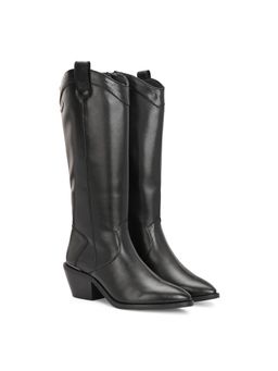 Delize - Women Black Western Casual Boots