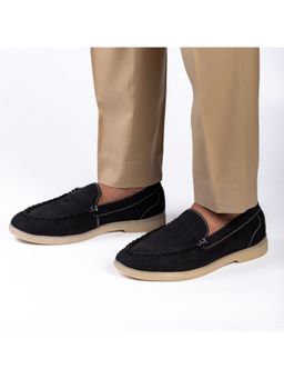 Monkstory - Mens Yacht Club Loafers - Black