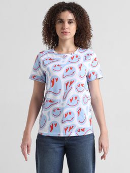 ONLY - White Printed T-Shirt