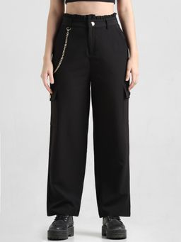 ONLY - Black High Rise Utility Pant