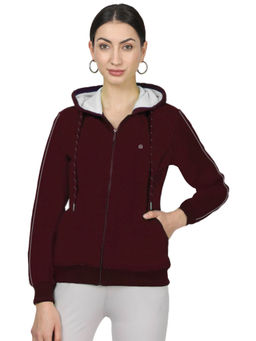 Tab91 - Womens Core Zipper Wine