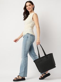 Fastrack - Black Solid Mood Muse Handbag