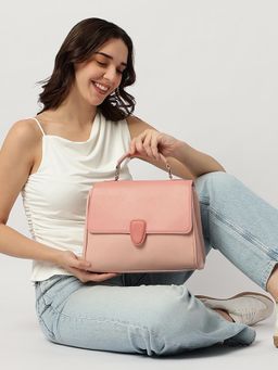 Fastrack - Pink Colorblock Daily Drip Slingbag with Detachable Strap