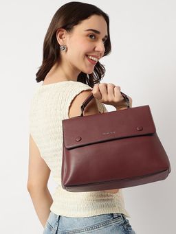 Fastrack - Red Solid Boss Vibe Slingbag with Detachable Strap