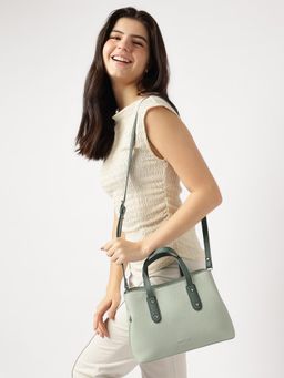 Fastrack - Green Solid On Loop Slingbag with Detachable Strap
