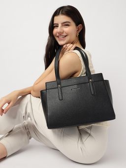 Fastrack - Black Solid Lowkey Luxe Handbag