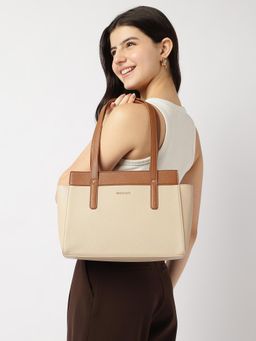 Fastrack - Tan Solid Lowkey Luxe Handbag