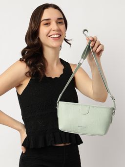 Fastrack - Green Solid Main Character Sling Bag