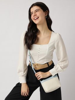 Fastrack - Blue Textured Off Duty Sling Bag