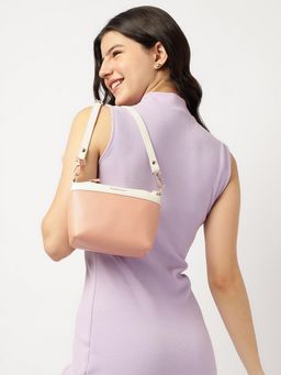Fastrack - Pink Textured Off Duty Sling Bag