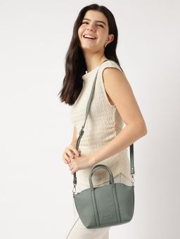 Fastrack - Green Textured Smooth Talker Sling Bag