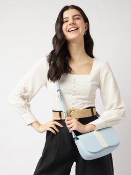 Fastrack - Blue Solid On The Go Sling Bag