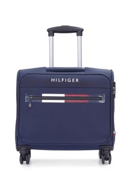 Tommy Hilfiger - Navy Blue Solid Illinois Pro Trolley Bag