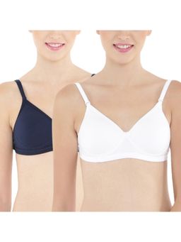 Floret - Pack of 2 Full-Coverage Push-Up Bras - Multi-Color