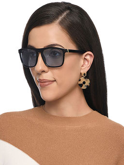 Vincent Chase - by Lenskart Black Full Rim Wayfarer Sunglasses - VC S13981