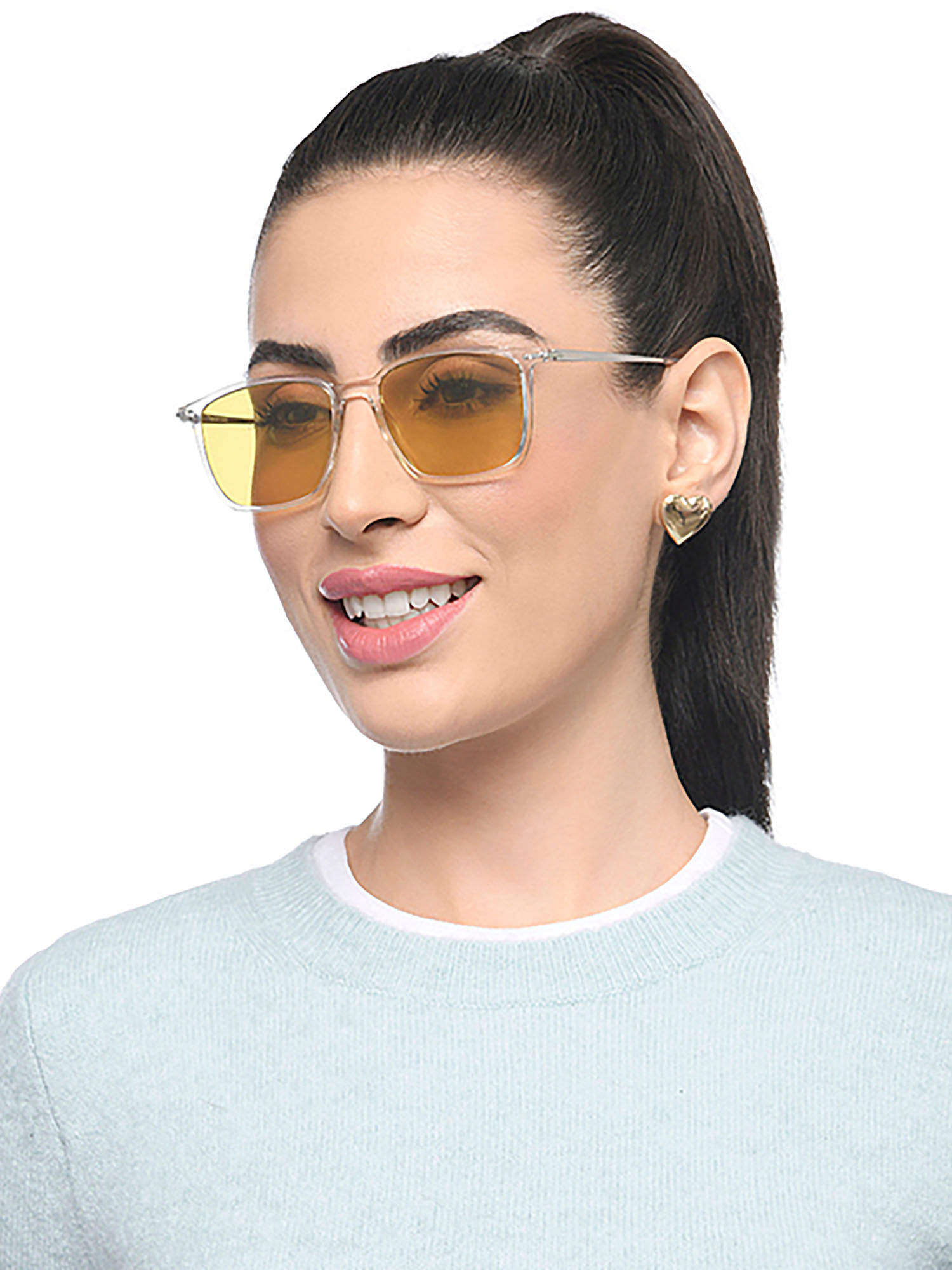 Buy Vincent Chase by Lenskart Transparent Full Rim Rectangle