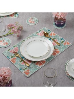 HomeTown - Anaar Handmade Beaded Placemat 30X45 Cm In Multi-Colour