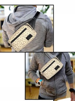 The Clownfish - Faux Leather Crossbody Chest Bag with Adjustable Strap