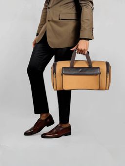 The Clownfish - 30 Litres Canvas Overnight Travel Duffle Bag with Detachable Belt