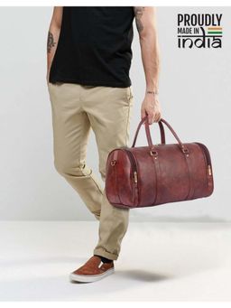 The Clownfish - Ranger Vegan Leather 30 LTR Travel Duffle Bag