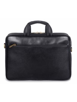 The Clownfish - Faux Leather 14 Inch Laptop Messenger Bag with Detachable Belt