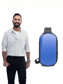 The Clownfish - Unisex Travel Crossbody Sling Bag with USB Charging