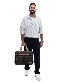 The Clownfish - 3 in 1 Convertible Unisex Business Messenger Bag with Detachable Belt