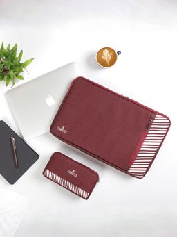 The Clownfish - 15.6 Inch Laptop Sleeve & Pouch Toiletry Bag