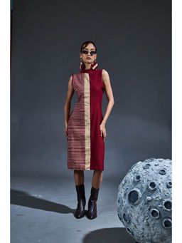 Banana Labs - Crater Stormy Maroon Dress