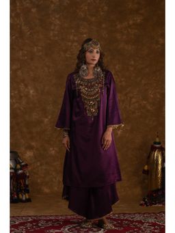 Ekavira - Raahi Collection Shaira Solid Kurta and Palazzo (Set of 2)