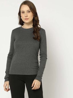 GAP - Womens Round Neck Top Grey