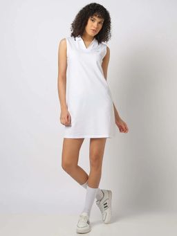GAP - Womens Regular Fit Spread Collar Mini Dress