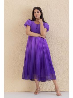Polago Clothing - Ombre Pleated Dress