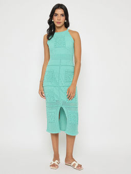 Madame - Turquoise Midi Dress