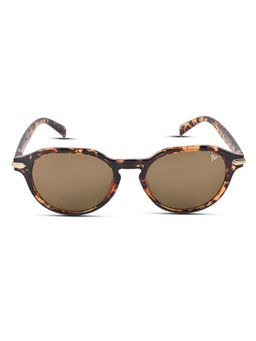 Voyage - Light Brown Oval Sunglasses for Unisex (2271MG3756)