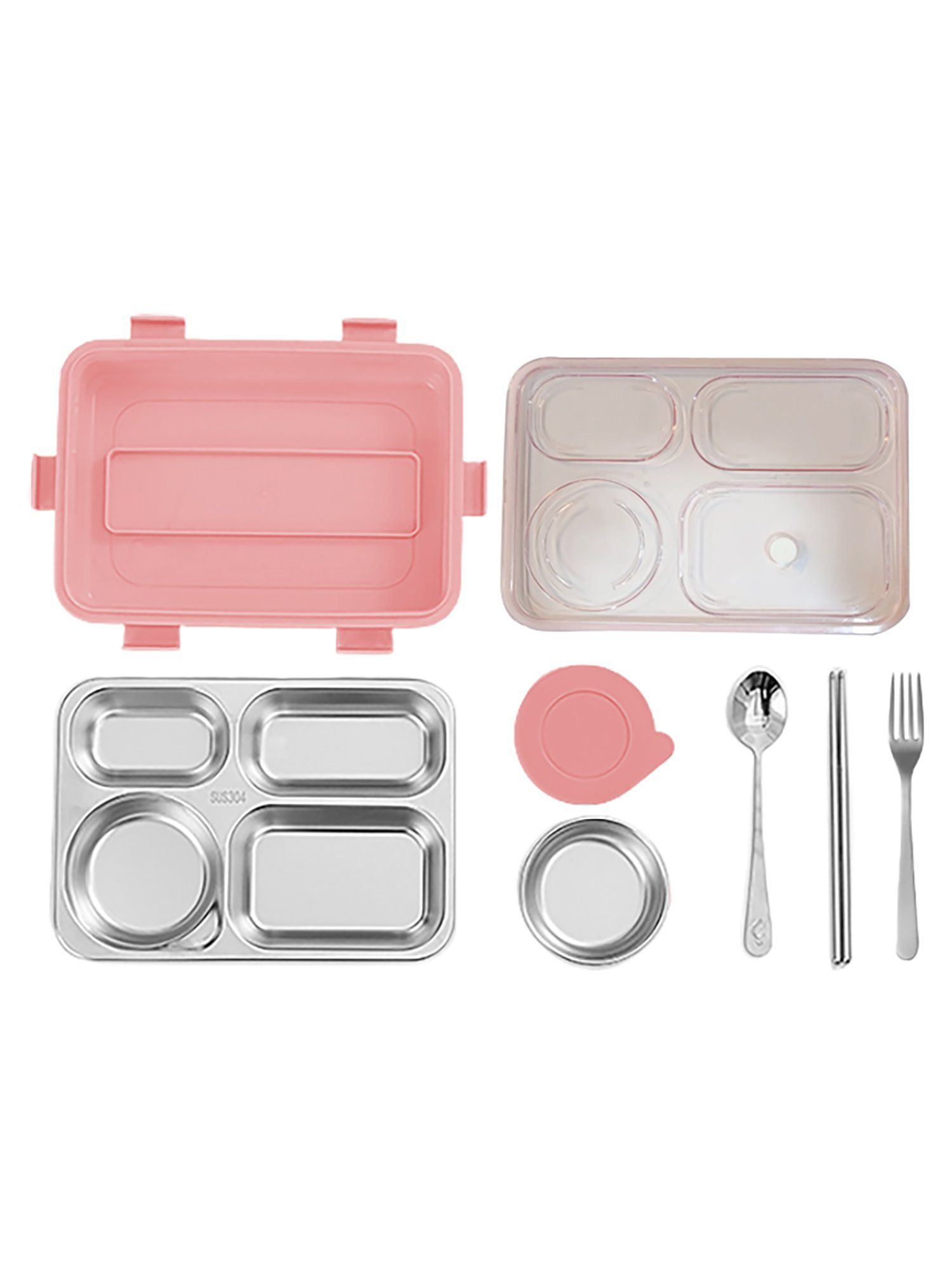 Buy Little Surprise Box Pink Transparent Lid Double Lock Stainless