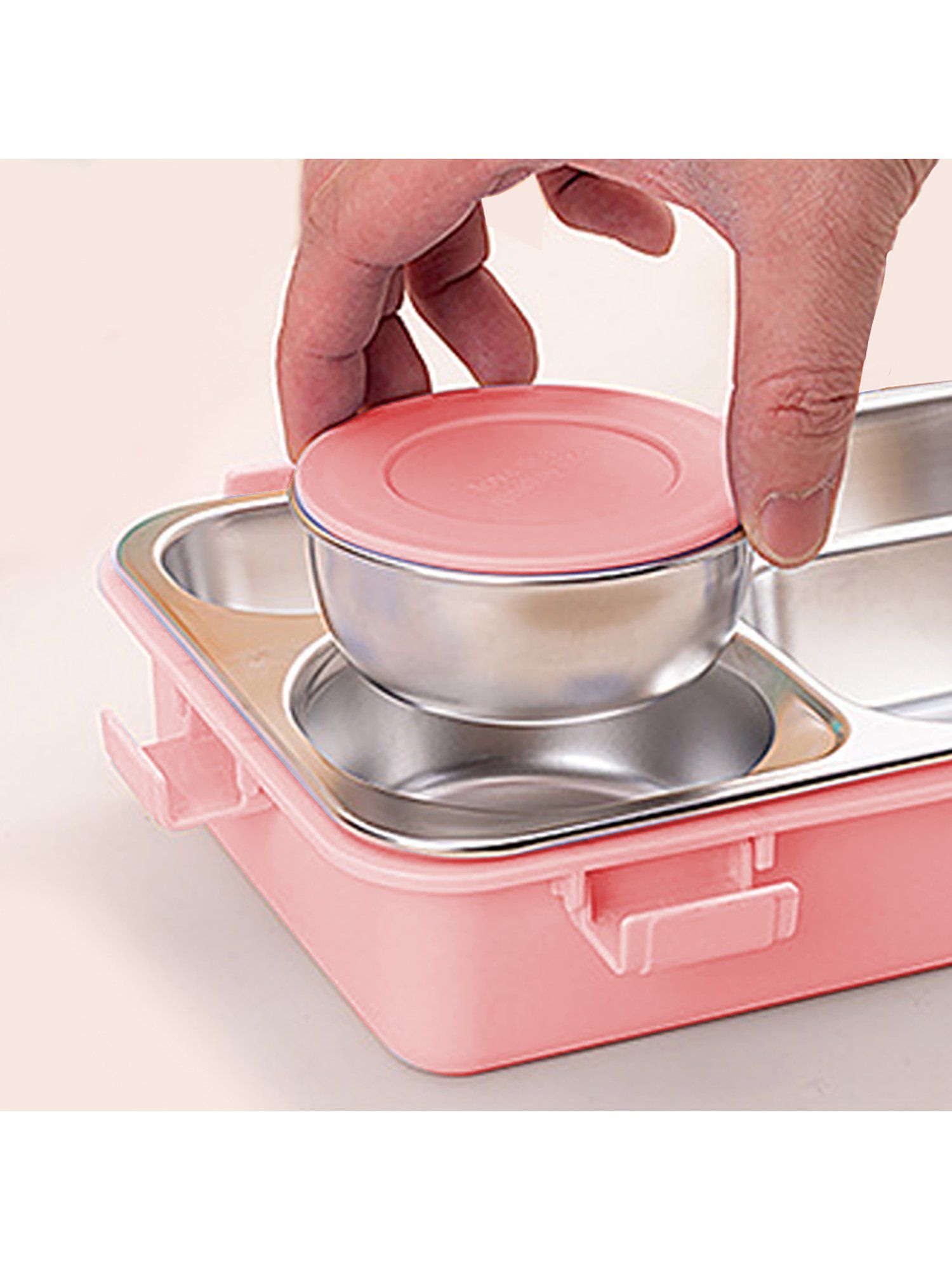 Buy Little Surprise Box Pink Transparent Lid Double Lock Stainless