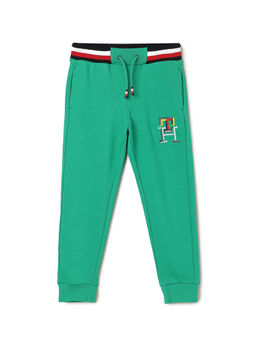 Tommy Hilfiger - Boys Solid Regular-Fit Mid Rise Jogger