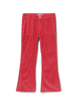 Tommy Hilfiger - Girls Bootcut-Fit Solid Mid Rise Trouser