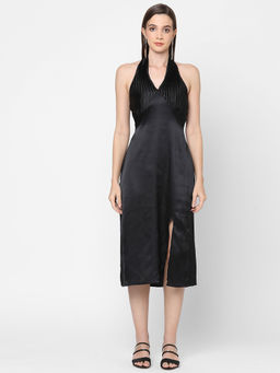 MISH - Black Halter Neck Dress
