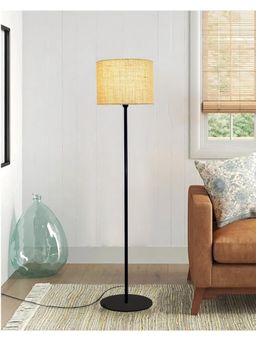 Homesake - Modern Bohemian Boho Floor Lamp, Jute