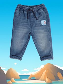 MINI KLUB - Solid/Plain Baby Boys Blue Denim Jeans