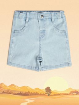 MINI KLUB - Solid/Plain Baby Boys Blue Short