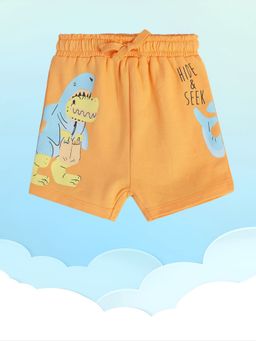 MINI KLUB - Printed Baby Boys Orange Short