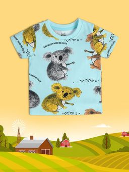 MINI KLUB - Printed Baby Boys Blue T-Shirt