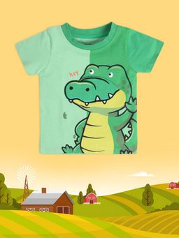 MINI KLUB - Printed Baby Boys Green T-Shirt