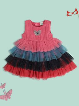 MINI KLUB - Colorblock Baby Girls Multi-Color Dress